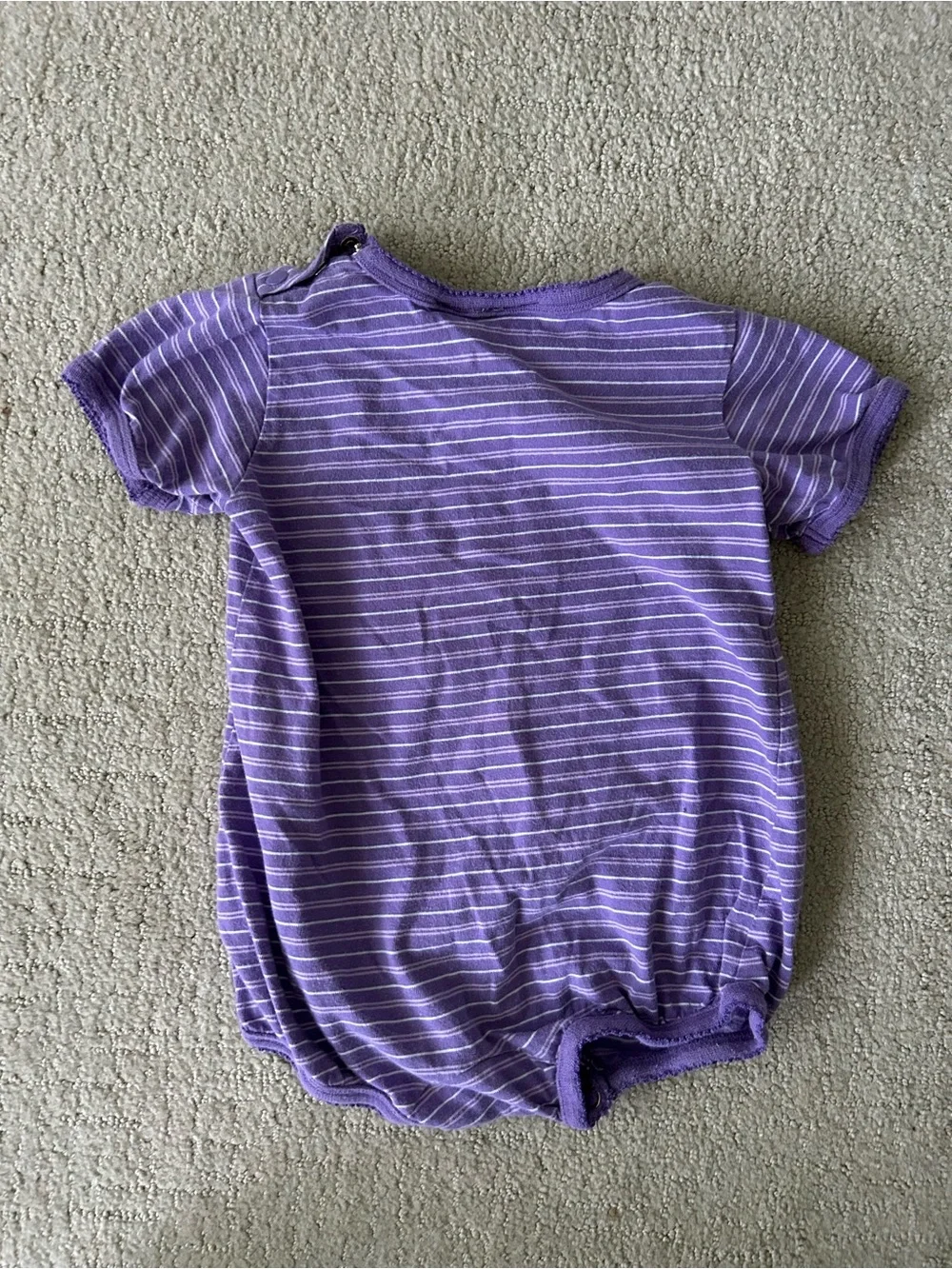 Y2K vintage Circo toddler girls bubble romper apple applique 18 months